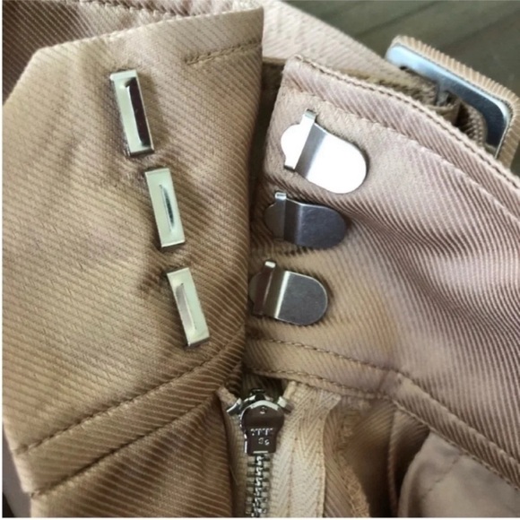 Fleur Du Mal Twill Belted Trouser Safari - Picture 5 of 9